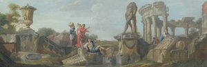 Caius Marius contemplant les ruines de Carthage - Giovanni Paolo Pannini